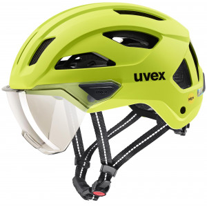 Šalmas Uvex stride visor MIPS lime matt