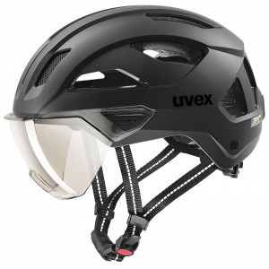 Šalmas Uvex stride visor black matt