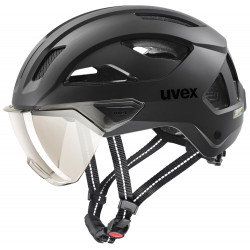 Šalmas Uvex stride visor black matt