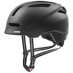 Šalmas Uvex urban planet LED black matt