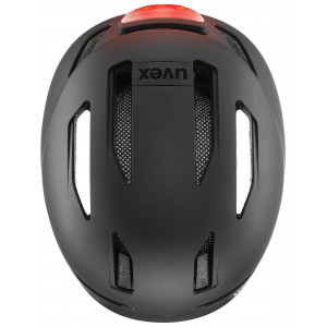 Šalmas Uvex urban planet LED black matt