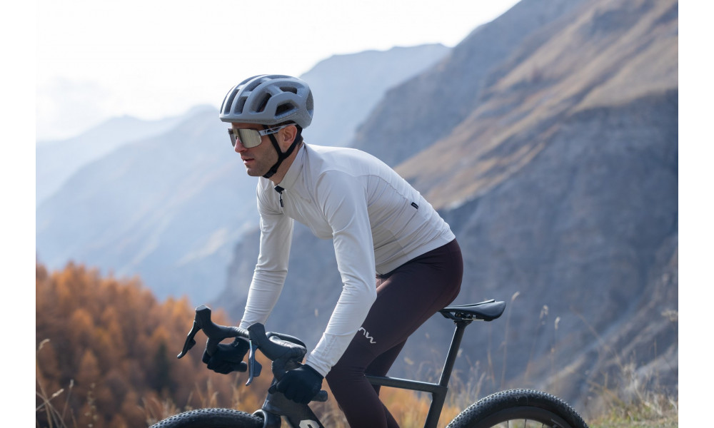 Dviratininko marškinėliai Northwave Farenheit L/S light grey - 5