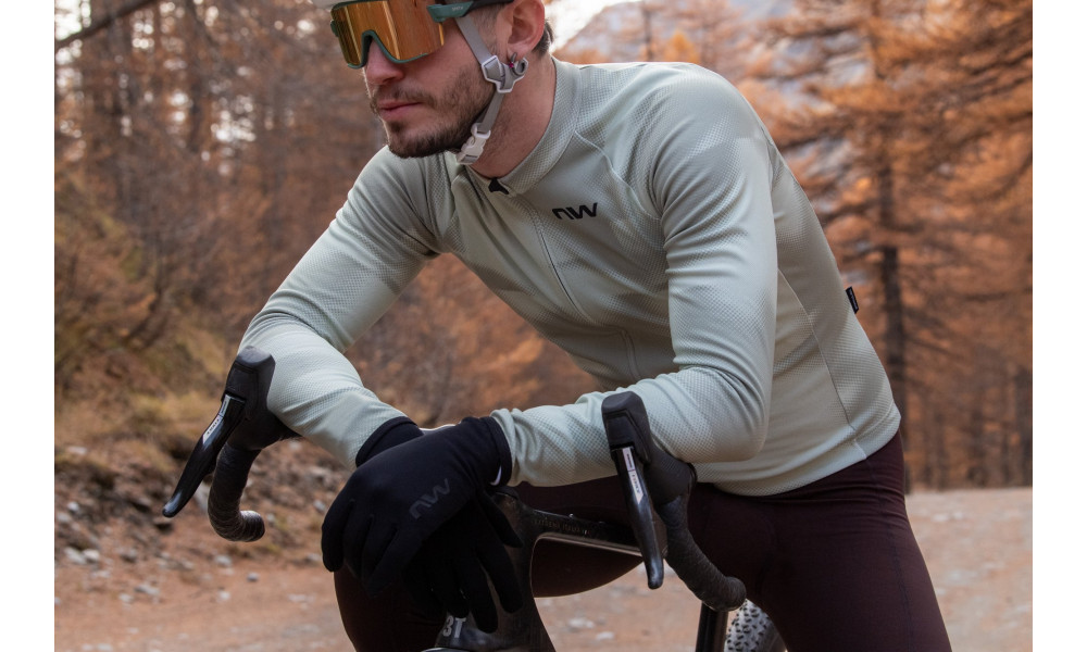 Dviratininko marškinėliai Northwave Blade L/S cottage green - 4