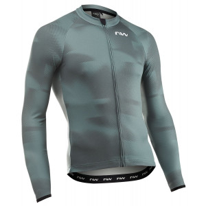 Dviratininko marškinėliai Northwave Blade L/S shark grey Dviratininko marškinėliai Northwave Blade L/S shark grey