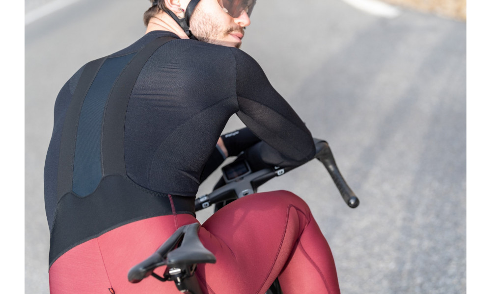 Dviratininko kelnės su petnešomis Northwave Extreme Pro MS red cabernet - 2