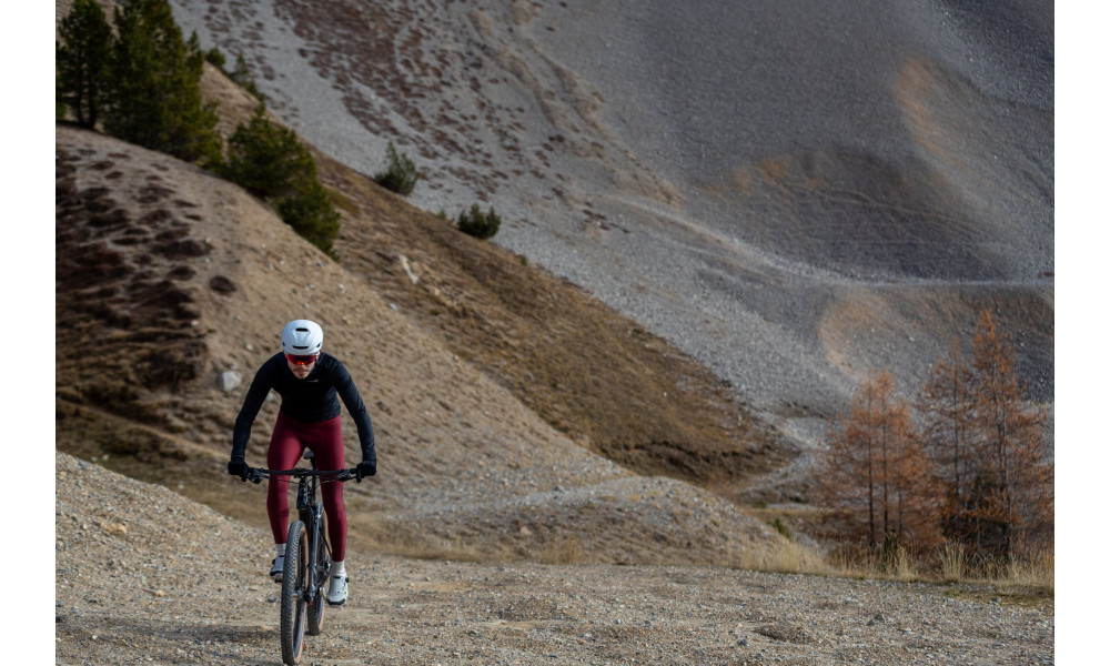 Dviratininko kelnės su petnešomis Northwave Extreme Pro MS red cabernet - 8
