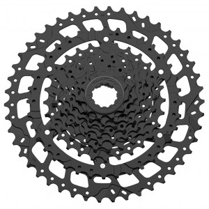 Galinis žvaigždžių blokas SunRace CSU980 9-speed black