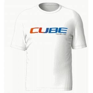 Marškinėliai Cube Organic Teamline white