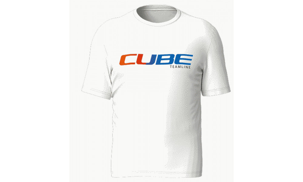 Marškinėliai Cube Organic Teamline white - 1