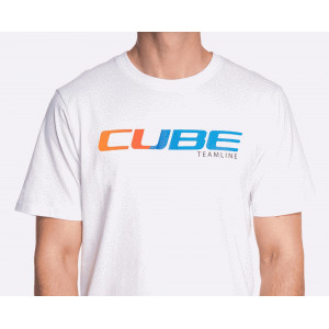 Marškinėliai Cube Organic Teamline white