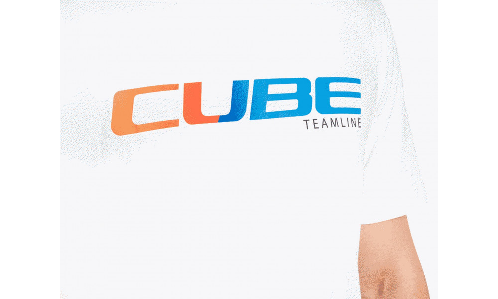 Marškinėliai Cube Organic Teamline white - 4