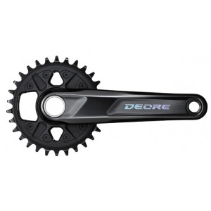 Priekinis žvaigždžių blokas Shimano DEORE FC-M6100-1 175mm 1x12-speed Priekinis žvaigždžių blokas Shimano DEORE FC-M6100-1 175mm 1x12-speed