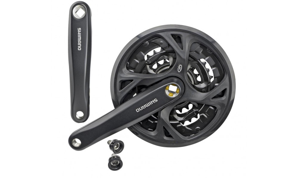 Priekinis žvaigždžių blokas Shimano ALTUS FC-M371-48T 175MM 9-speed black 