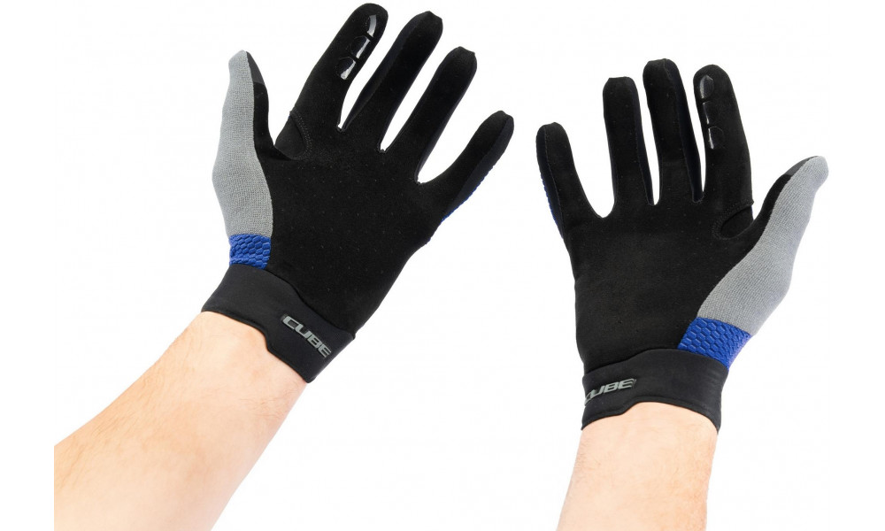 Pirštinės Cube Gravity Long X Actionteam deep blue - 2