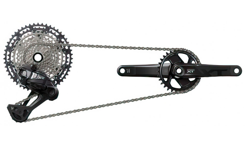 Galinis žvaigždžių blokas Shimano XT CS-M8200 12-speed - 2