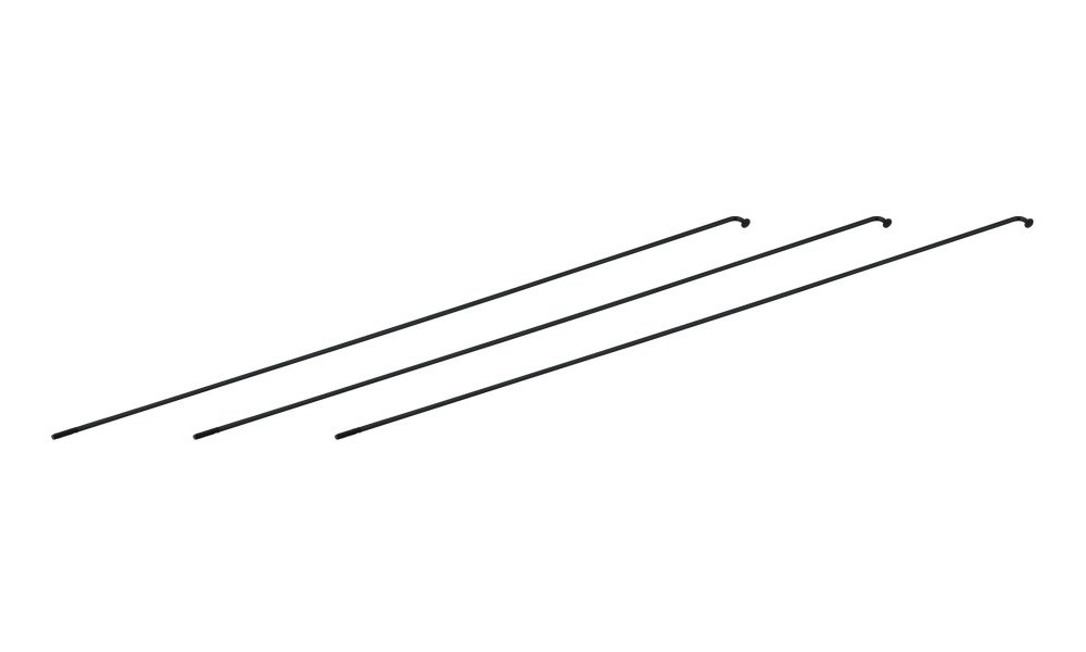 Stipinai NEWMEN Race black steel J-bend 264mm with nipples (3 vnt.) - 1