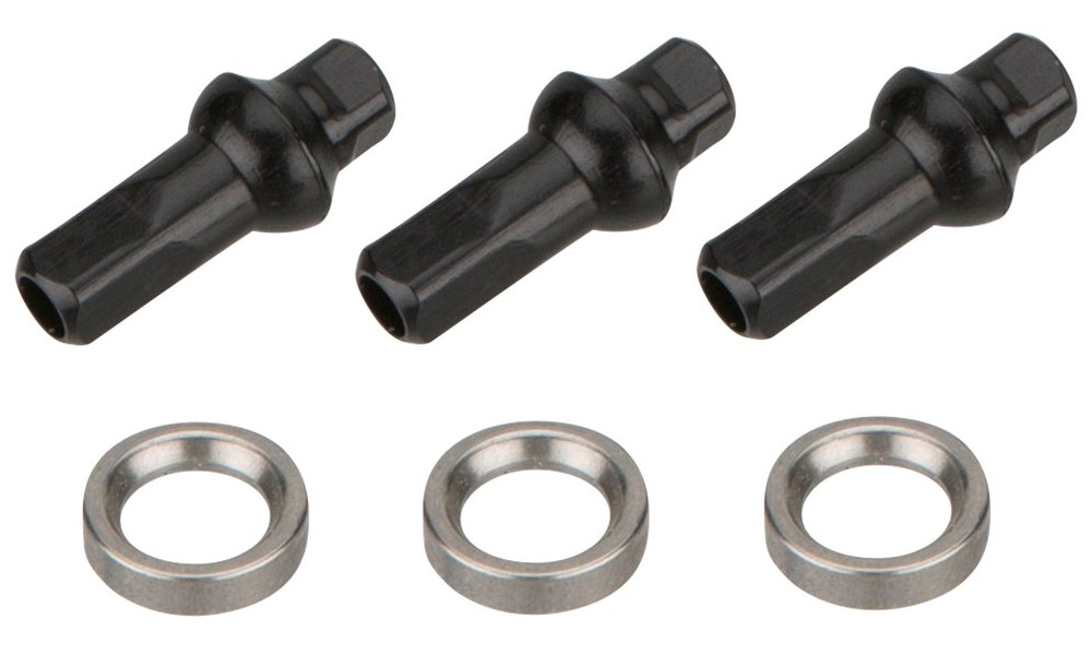 Stipinai NEWMEN Race black steel SP 258mm with nipples (3 vnt.) - 2