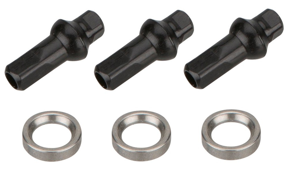 Stipinai NEWMEN Race black steel SP 260mm with nipples (3 vnt.) - 2