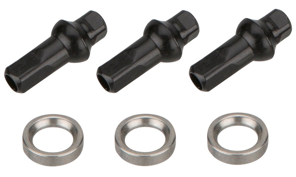 Stipinai NEWMEN Race black steel SP 276mm with nipples (3 vnt.) - 2