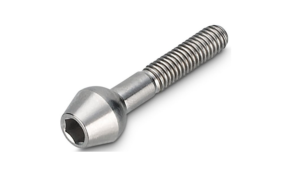 Balnelio laikiklio varžtas NEWMEN Hex Titanium M6x30 TL10.5 - 1