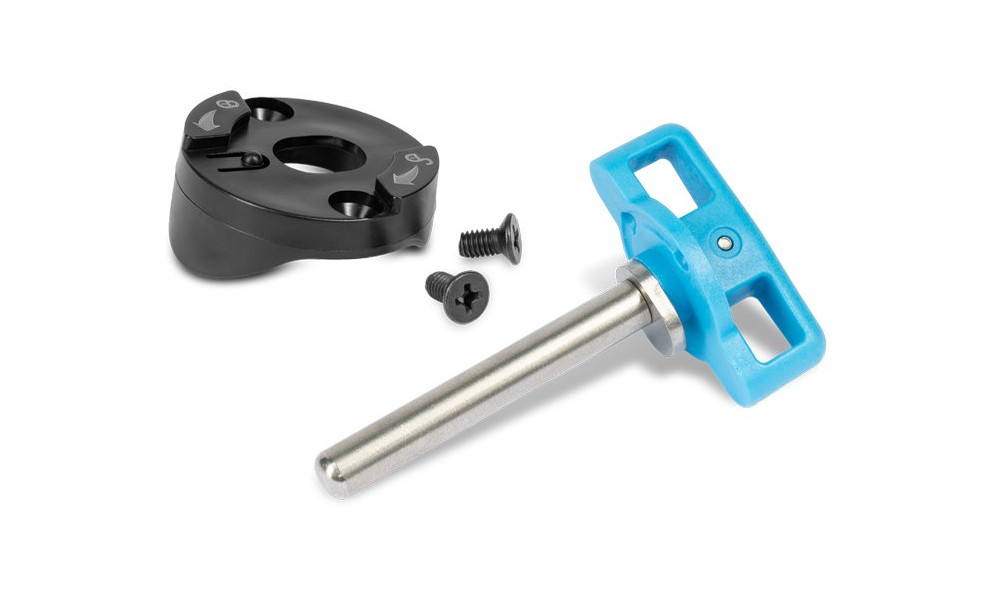 Tvirtinimo elementai Cube pin with plate for trailer Double 