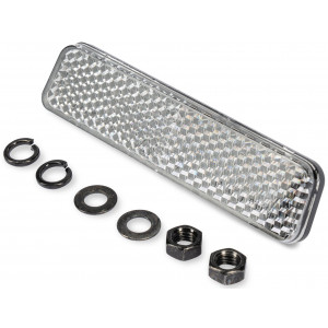 Priekinis atšvaitas Cube for trailer Double CMPT white