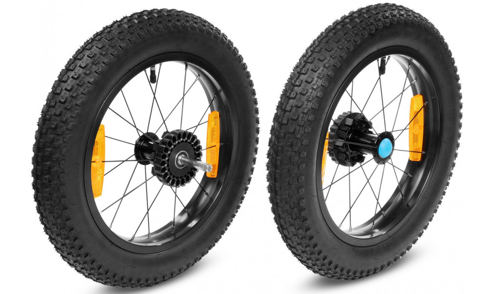 Ratų komplektas Cube Fat rear for trailer Double 