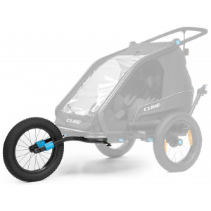 Pagalbinis ratukas Cube Fat Jogger Kit for trailer Double