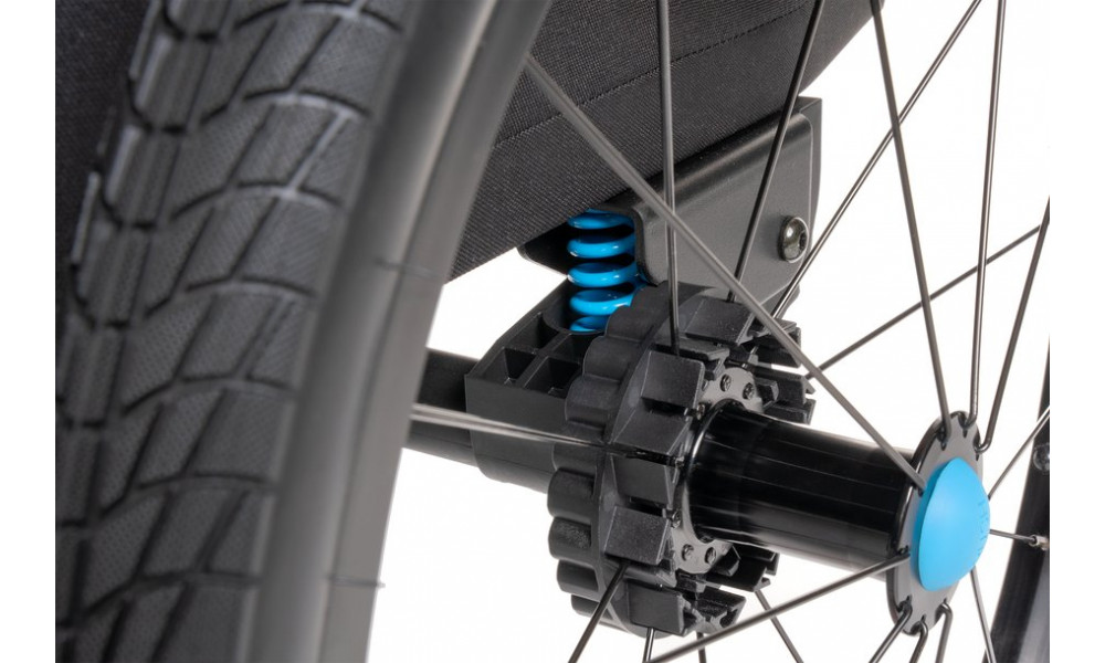 Dviračio priekaba Cube Double Pure black-grey - 2