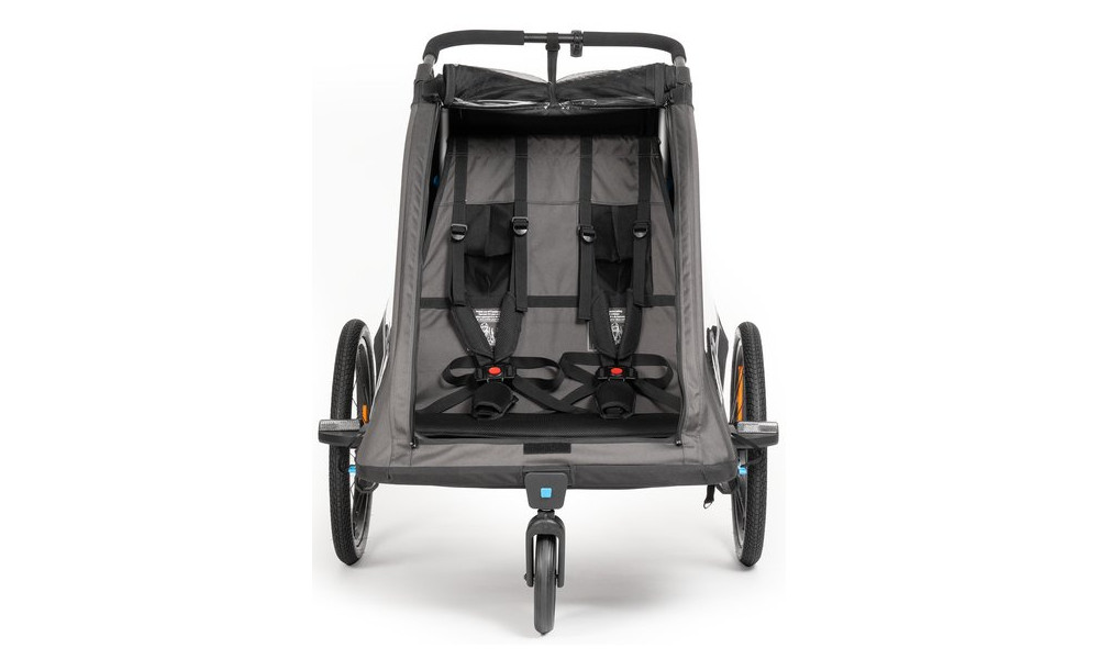 Dviračio priekaba Cube Double Pure black-grey - 5