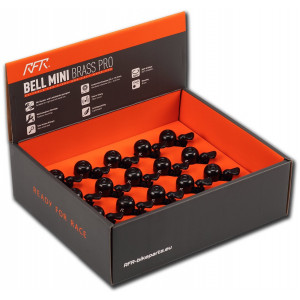 Skambutis RFR Mini Brass Pro black'n'white box (20 vnt.)