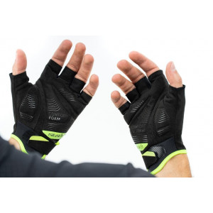 Pirštinės Cube Short X NF grey'n'yellow