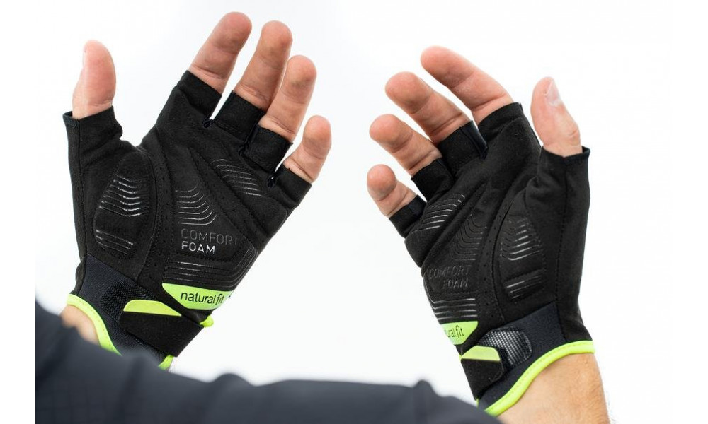 Pirštinės Cube Short X NF grey'n'yellow - 2