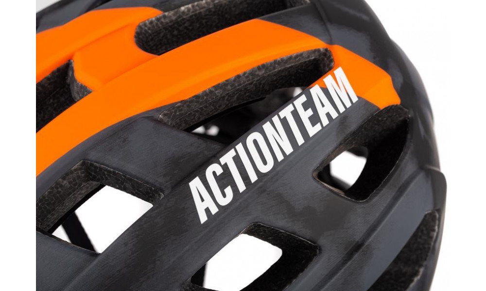 Šalmas Cube Badger X Actionteam grey'n'orange - 5