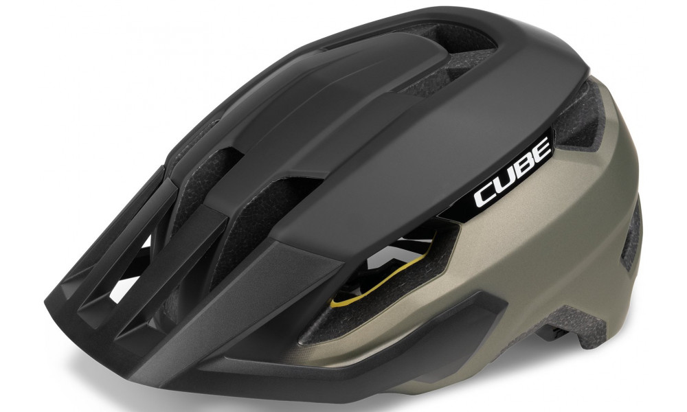 Šalmas Cube Stray TM olive - 1