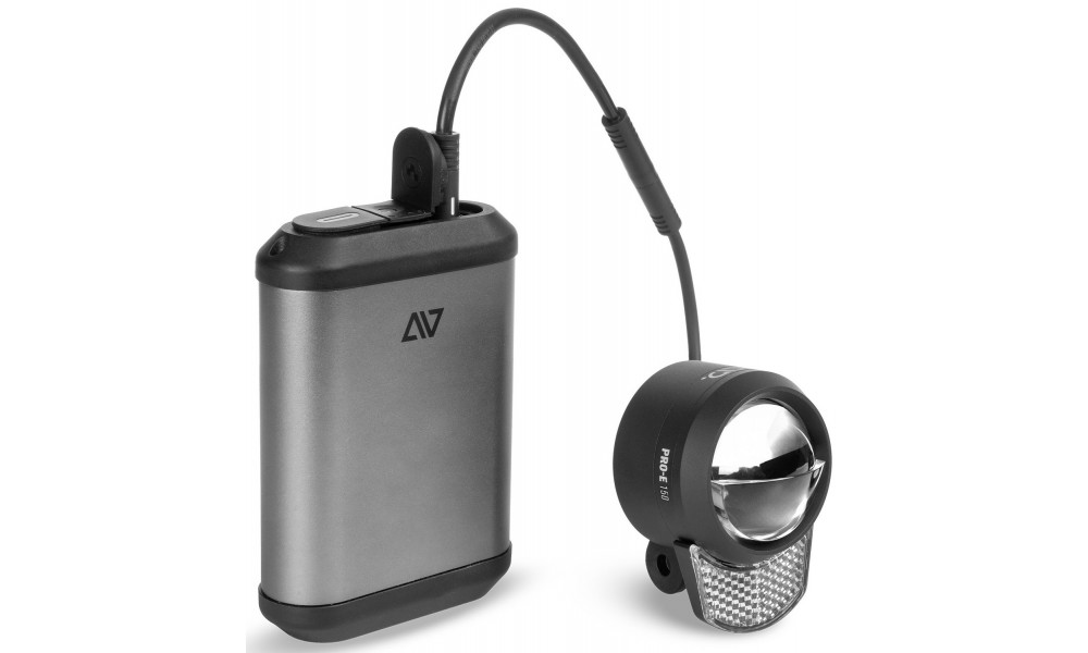 Priekinė lempa ACID PRO-E 150 440Lm PowerBank USB-C - 1