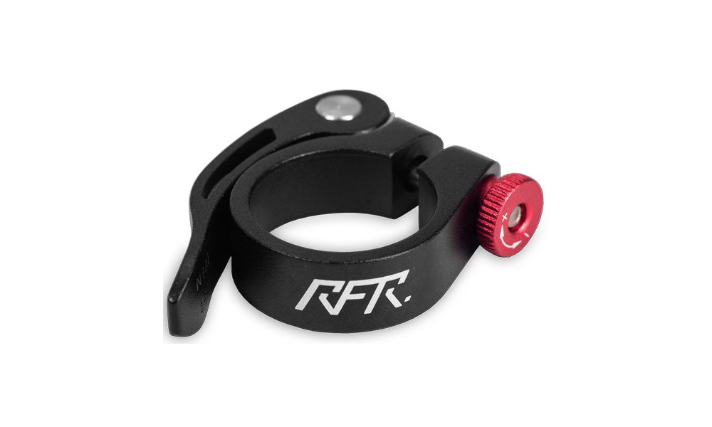 Balnelio užveržėjas RFR with Quick Release Alu 31.8mm black'n'red 