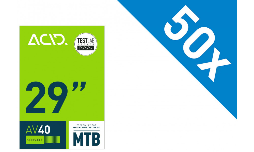 Kamera 29" ACID MTB AV 40mm 50/62-622 Workshop (50 pcs.) 