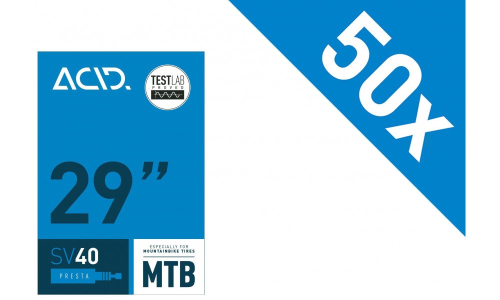 Kamera 29" ACID MTB SV 40mm 50/62-622 Workshop (50 pcs.) 