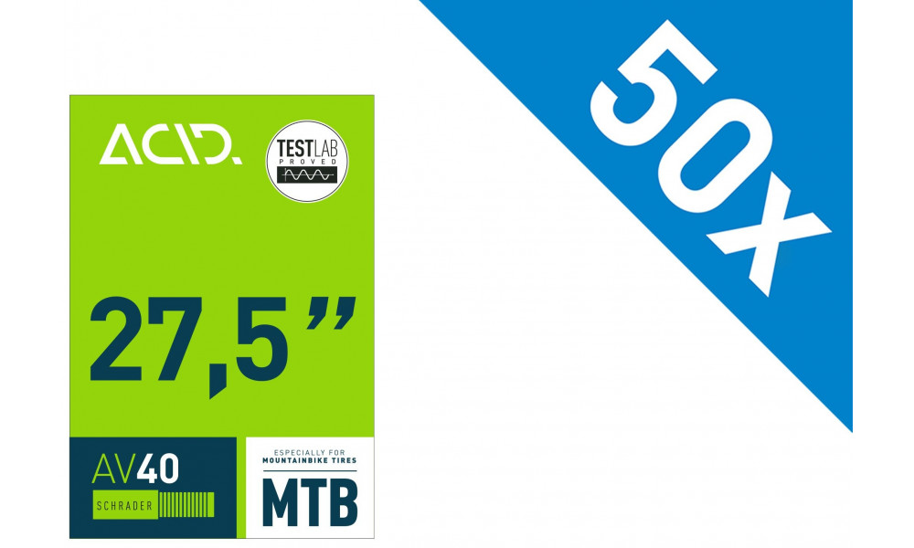 Kamera 27.5" ACID MTB AV 40mm 47/54-584 Workshop (50 pcs.) 