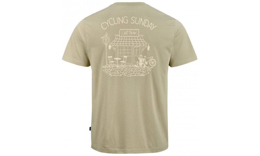 Marškinėliai Cube Organic Cycling Sunday GTY Fit petrol - 2