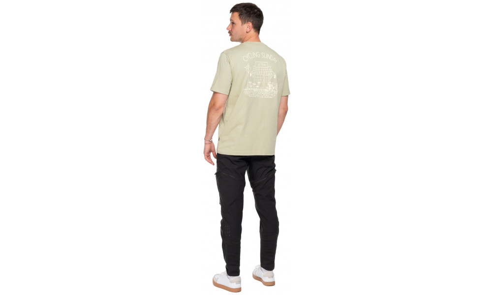 Marškinėliai Cube Organic Cycling Sunday GTY Fit petrol - 4