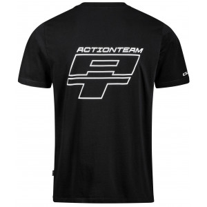 Marškinėliai Cube Organic X Actionteam GTY Fit black'n'white