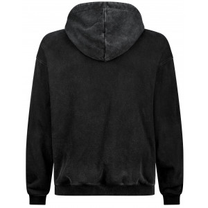 Megztinis su kapišonu Cube Organic Script GTY Fit washed grey