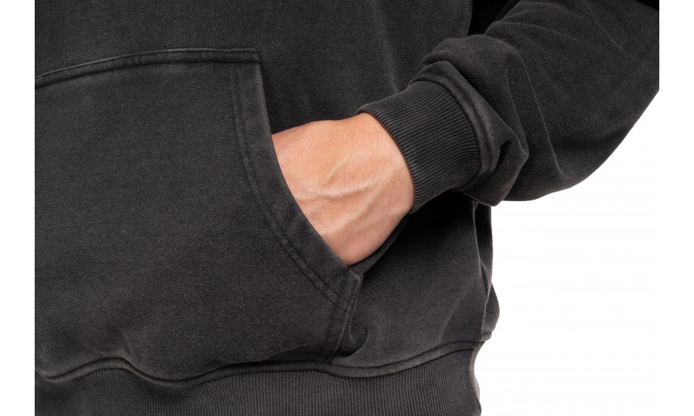 Megztinis su kapišonu Cube Organic Script GTY Fit washed grey - 6