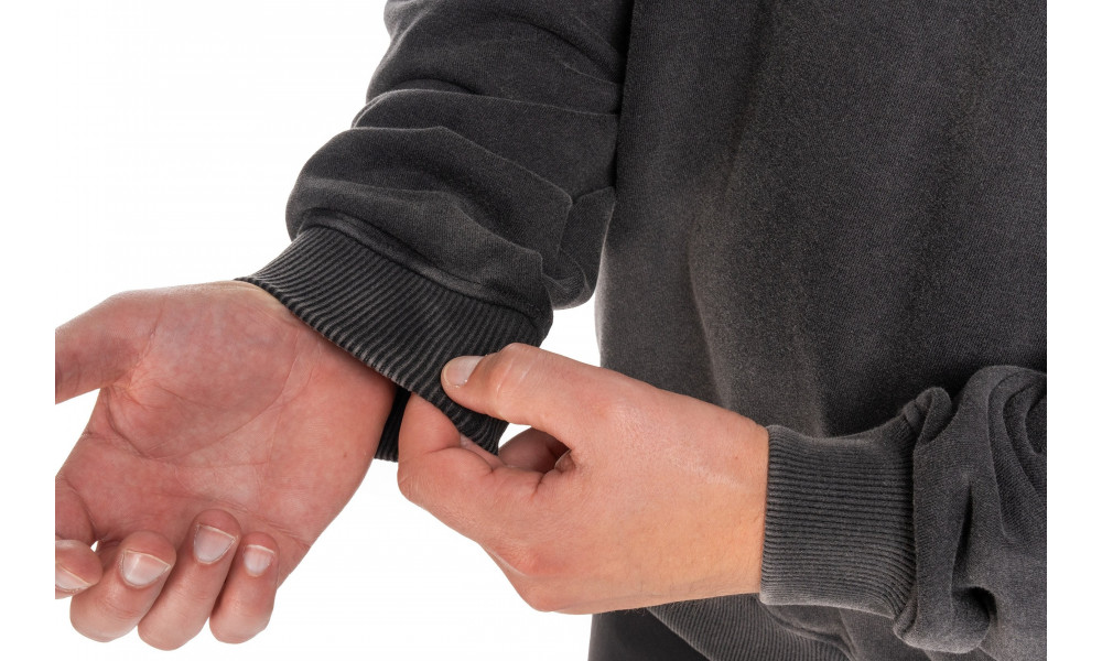 Megztinis Cube Organic Script GTY Fit washed grey - 6