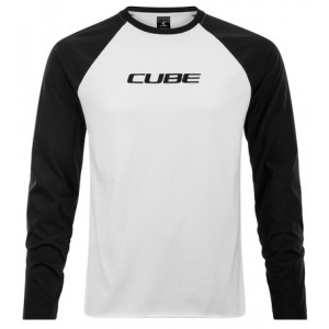 Marškinėliai Cube Organic Longsleeve black'n'white