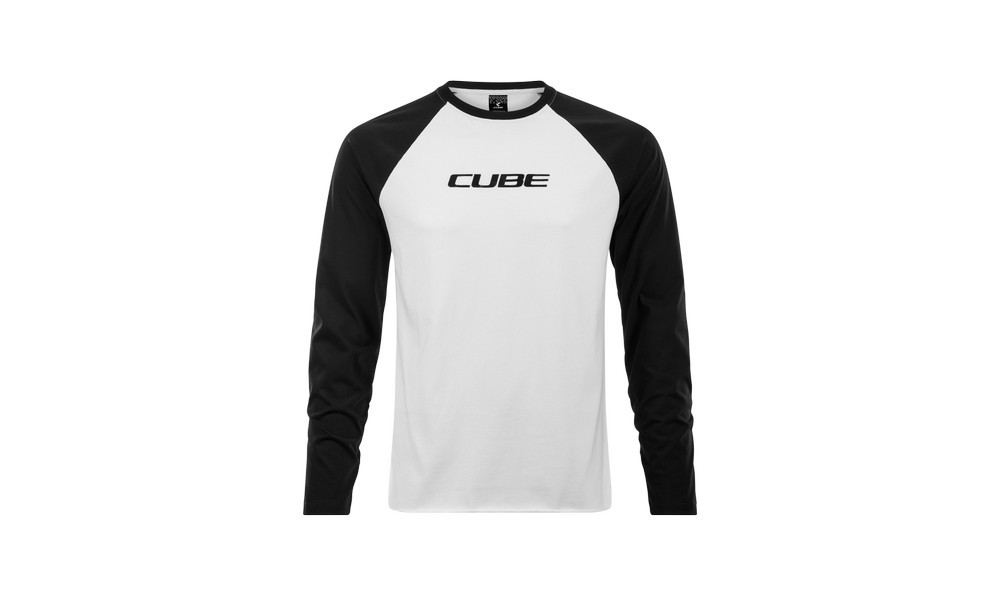 Marškinėliai Cube Organic Longsleeve black'n'white - 1