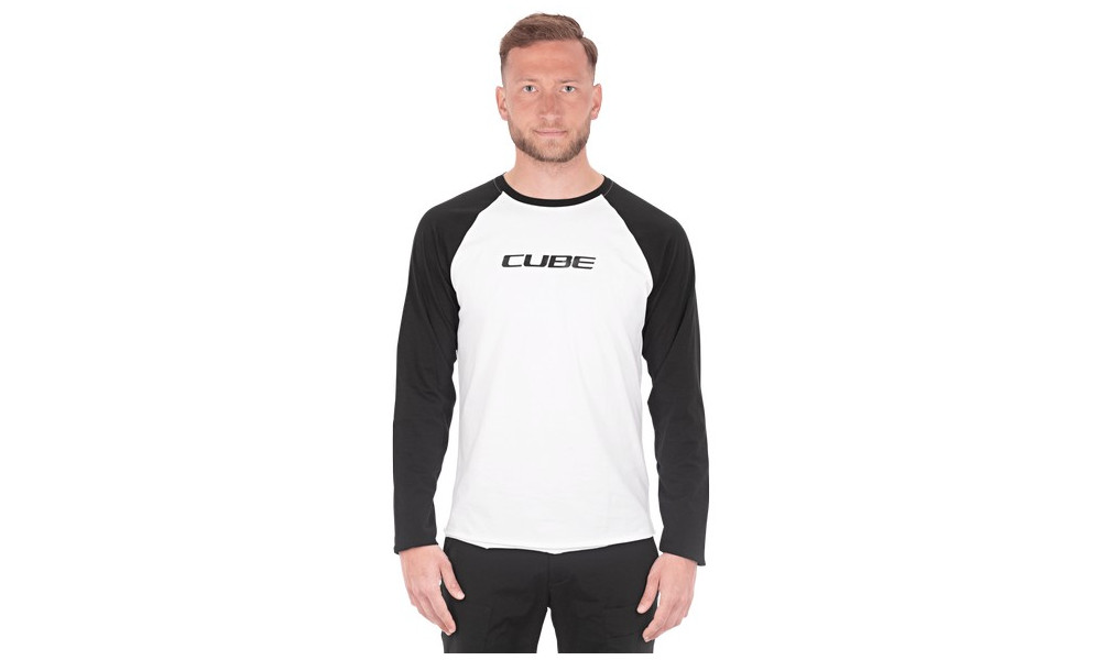 Marškinėliai Cube Organic Longsleeve black'n'white - 3