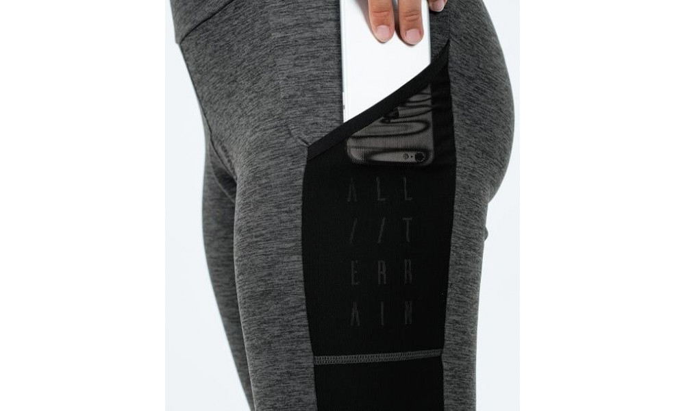 Dviratininko kelnės Cube ATX WS Cropped grey melange - 3